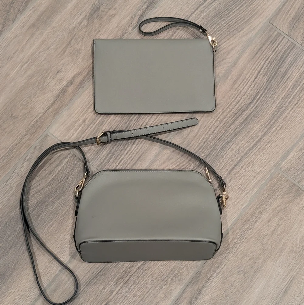 Lovevook Gray Crossbody Bag & Clutch - Picture 3 of 14